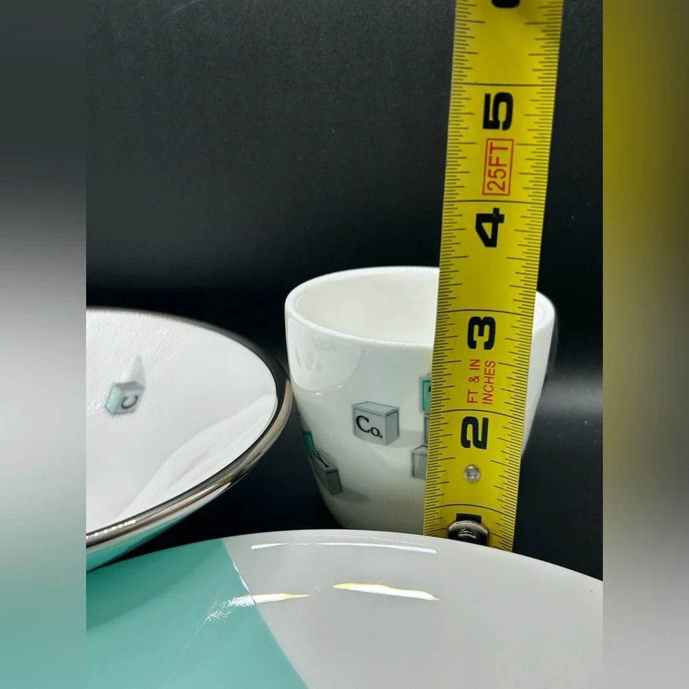 Tiffany & Co. Bear and Block Child / Baby Theme Tableware Set of 3 pcs